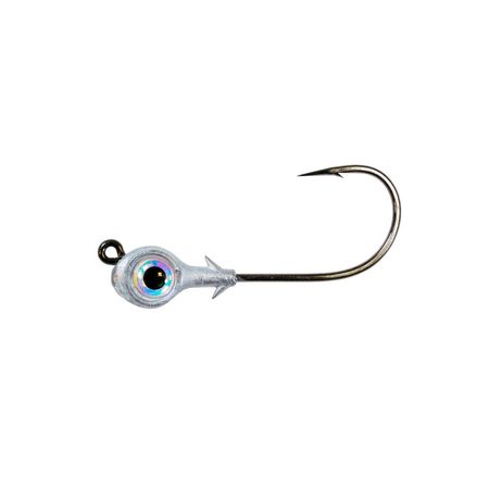 Z-MAN Redfish Eye Jig Heads 0.25 Oz 3Pk-Pearl REJH14-02PK3